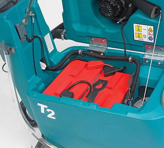 Tennant T2, Floor Scrubber, 17", 7 Gallon, Battery, Pad Assist, Disk, 3 Year Warranty, T2-430-D