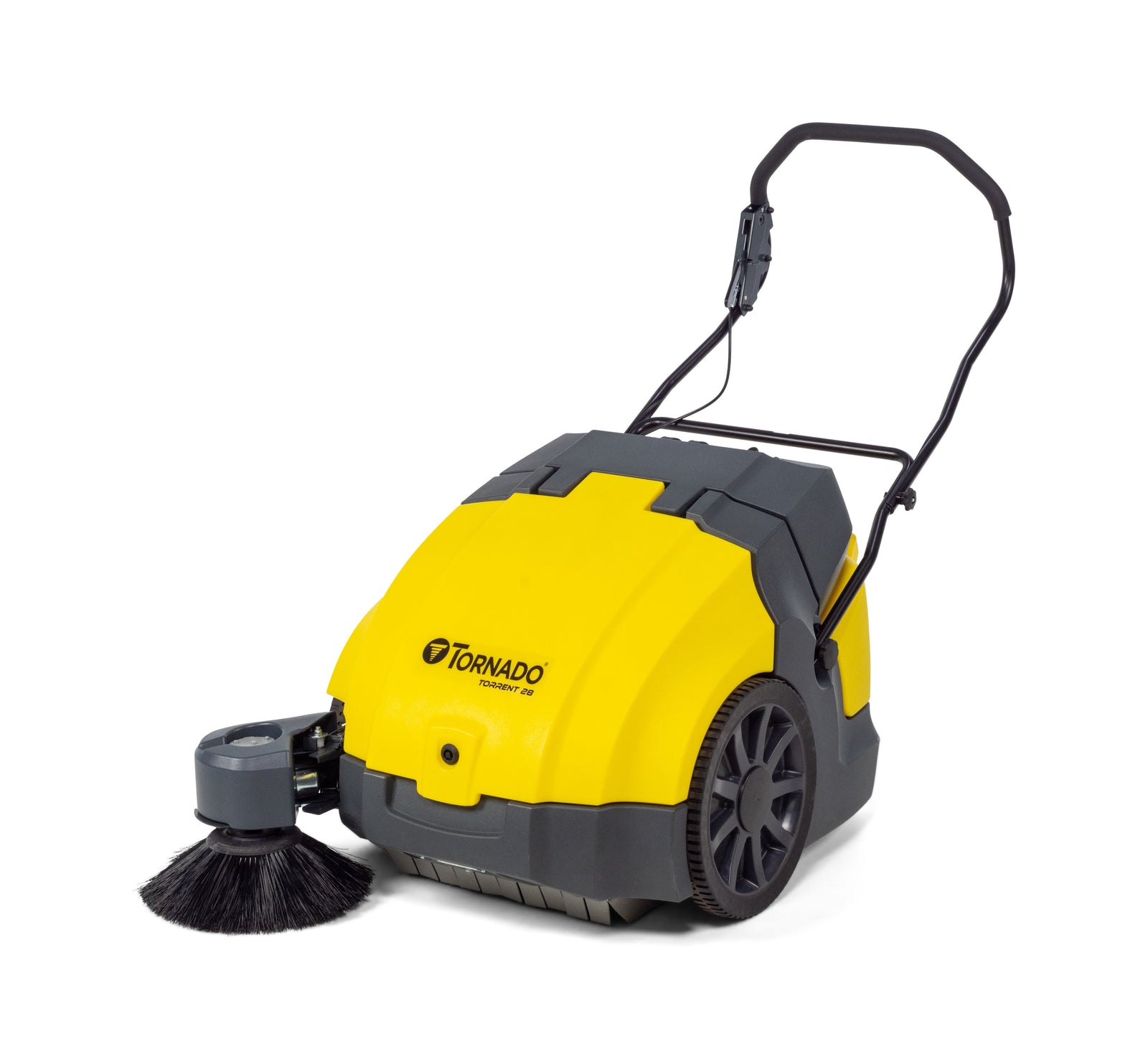 Tornado Torrent 28, Walk Behind Floor Sweeper, 28", 10 Gallon, Battery, Manual, 4 Year Warranty, TW050-W28-U