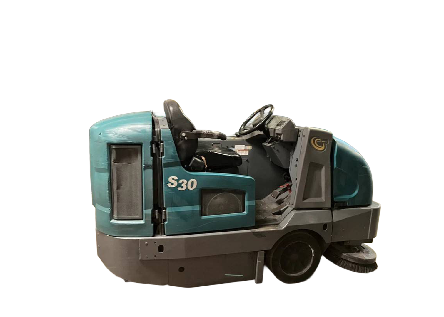 Refurbished, Tennant S30, Floor Sweeper, 62.5", 105 Gallon, Ride On, Propane, Single Side Brush,  2018