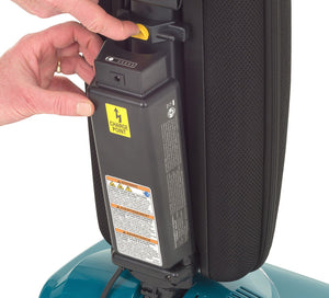 Tennant V-LWU-13B, Upright Vacuum, 13", Single Motor, Battery, HEPA, No Tools, 1 Year Warranty, 1236914