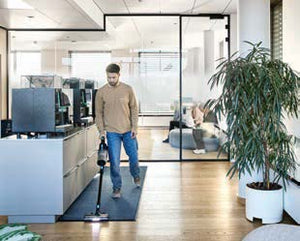 Nilfisk VU200, Floor Sweeper, 10", Battery, Bagless, HEPA, 1 Year Warranty