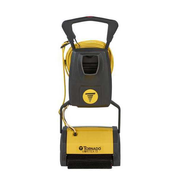 Tornado Vortex, Floor Sweeper-Scrubber, 13", 1 Gallon, Electric, Cylindrical, 2 Year Warranty, TS050-W13-U