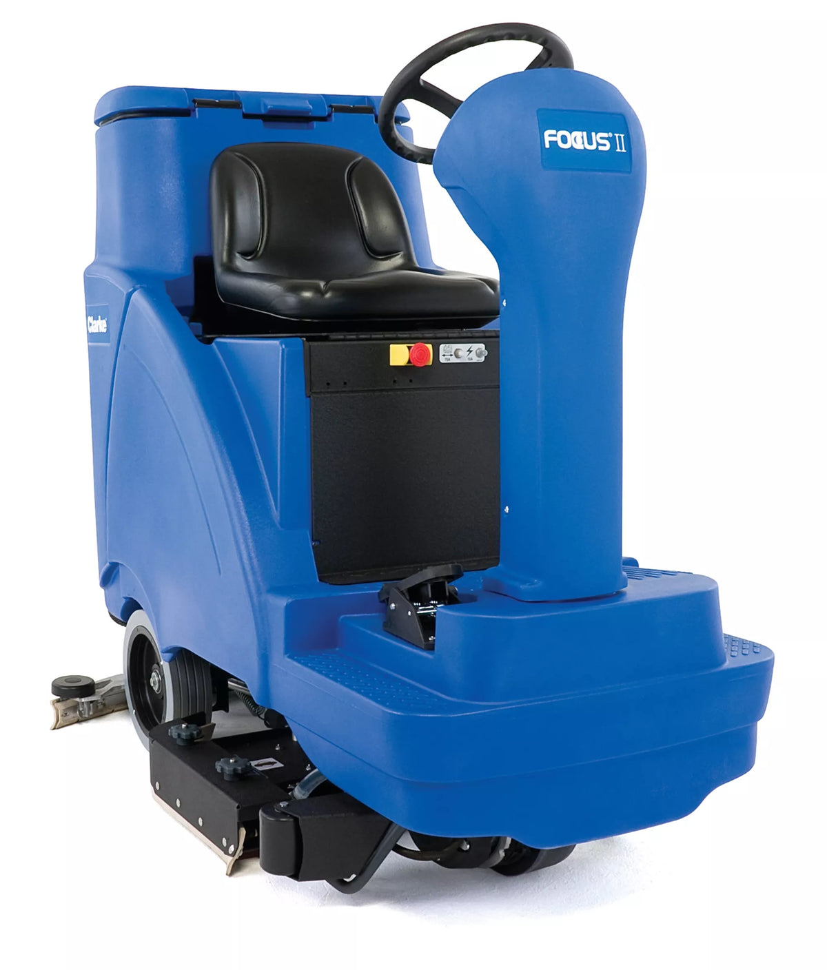 Clarke Focus II, Rider Floor Scrubber, 28" or 34", 31  Gallon,  Battery, Disk or Boost (Orbital), 3 Year Warranty