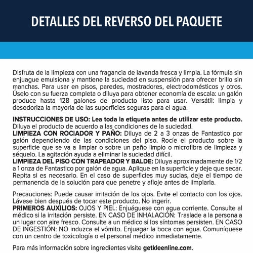 KleenLine™ Pro FANTASTICO All Purpose Cleaner – 1 Gallon (Case of 4)
