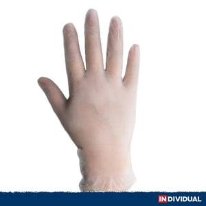 INDCLV3MD , Gloves, Medium Size, Clear, Powder-Free Vinyl Gloves, 3ML, QTY 1000