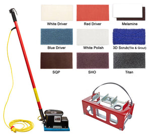 Square Scrub Doodle Scrub Deluxe, 9" Orbital Floor Machine, Corded, 3 Year Warranty