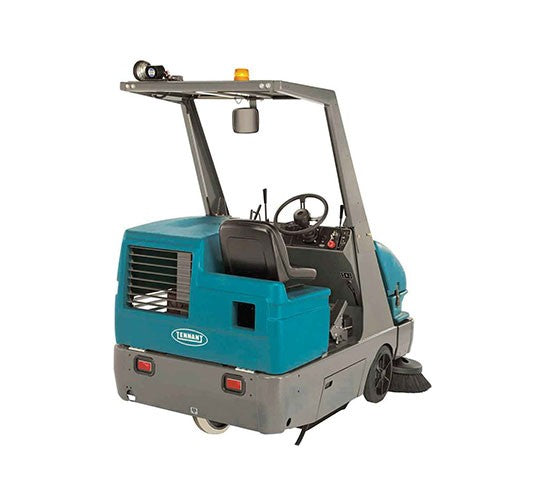 Refurbished | Tennant S20 | Floor Sweeper | 50" | 82 Gallon Hopper | Ride On | Battery | Single Side Brush | Overhead Guard | 2019