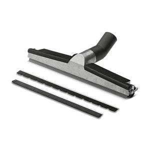 Karcher 6.906-383.0, 17.7Ó Aluminum all-purpose head with height-adjustable cylindrical, brush stripes and oil-resistant Squeegees