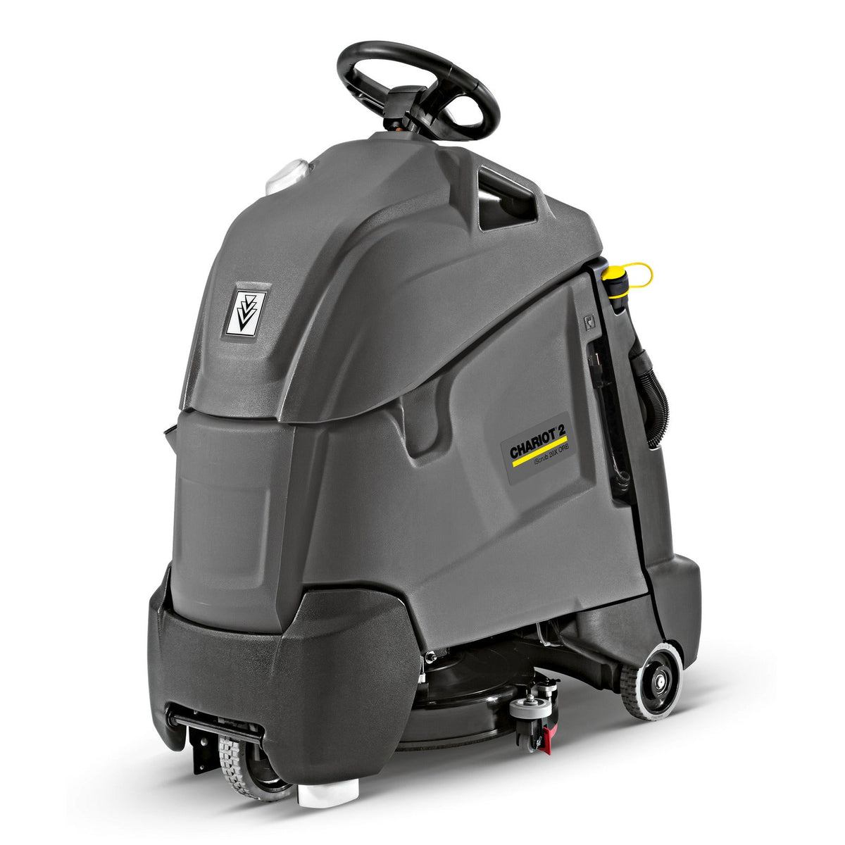Karcher Chariot iScrub 20 Deluxe with ORB‚Ñ¢, Rider Floor Scrubber, 20", 10 Gallon, Battery,  Disk, 3 Year Warranty