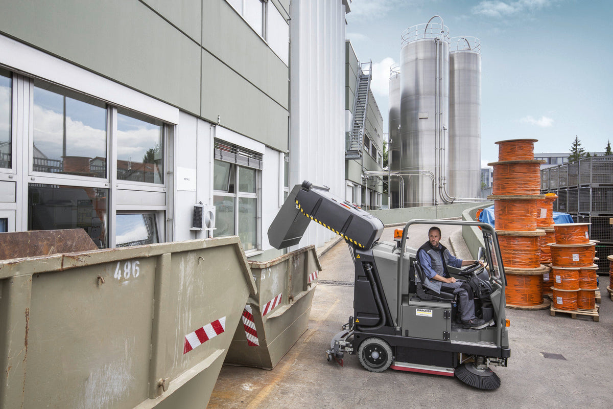 Kärcher B 300 R I Bp Battery Ride-On Sweeper-Scrubber