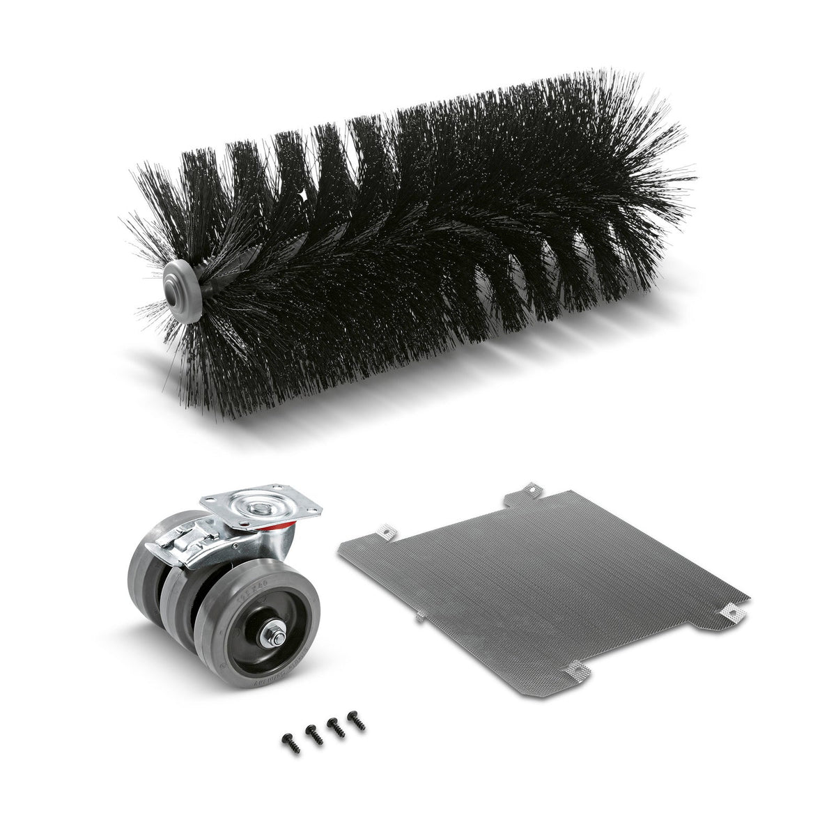 Karcher 2.641-571.0, Carpet Sweeping Kit (includes fluff filter, anti-static cylindrical brush and triple caster)