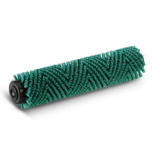 Karcher 4.762-407.0, Cylindrical green brush, stiff bristles for aggressive cleaning on irregular surface floors