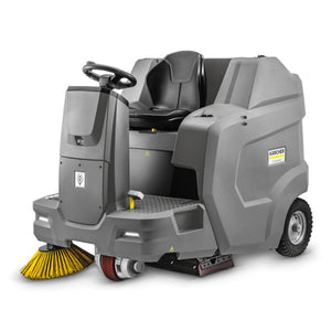 9.899-870.0 | KM 100/120 R BP | Floor Sweeper | 29" | 31 Gallon Hopper | Ride On | Battery | High Dump | 3 Year Warranty