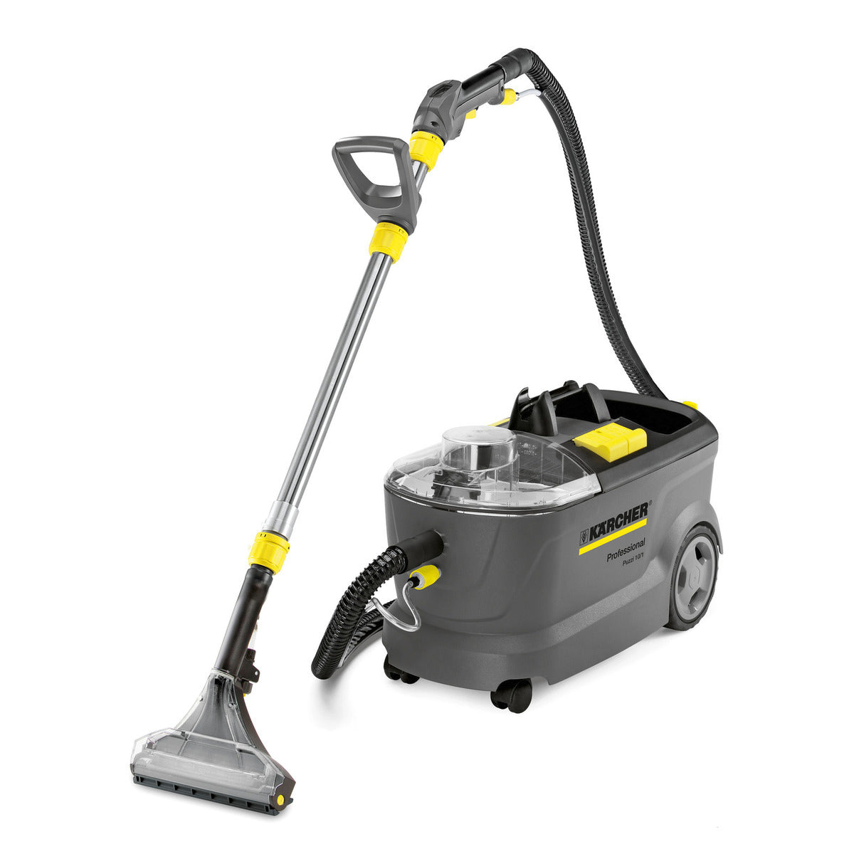 1.100-133.0 | Karcher Puzzi 10/1 | Carpet Spotter | 2.5 Gallon |  14.5 PSI | Cold Water | 8' Hoses Floor Wand | 1 Year Warranty