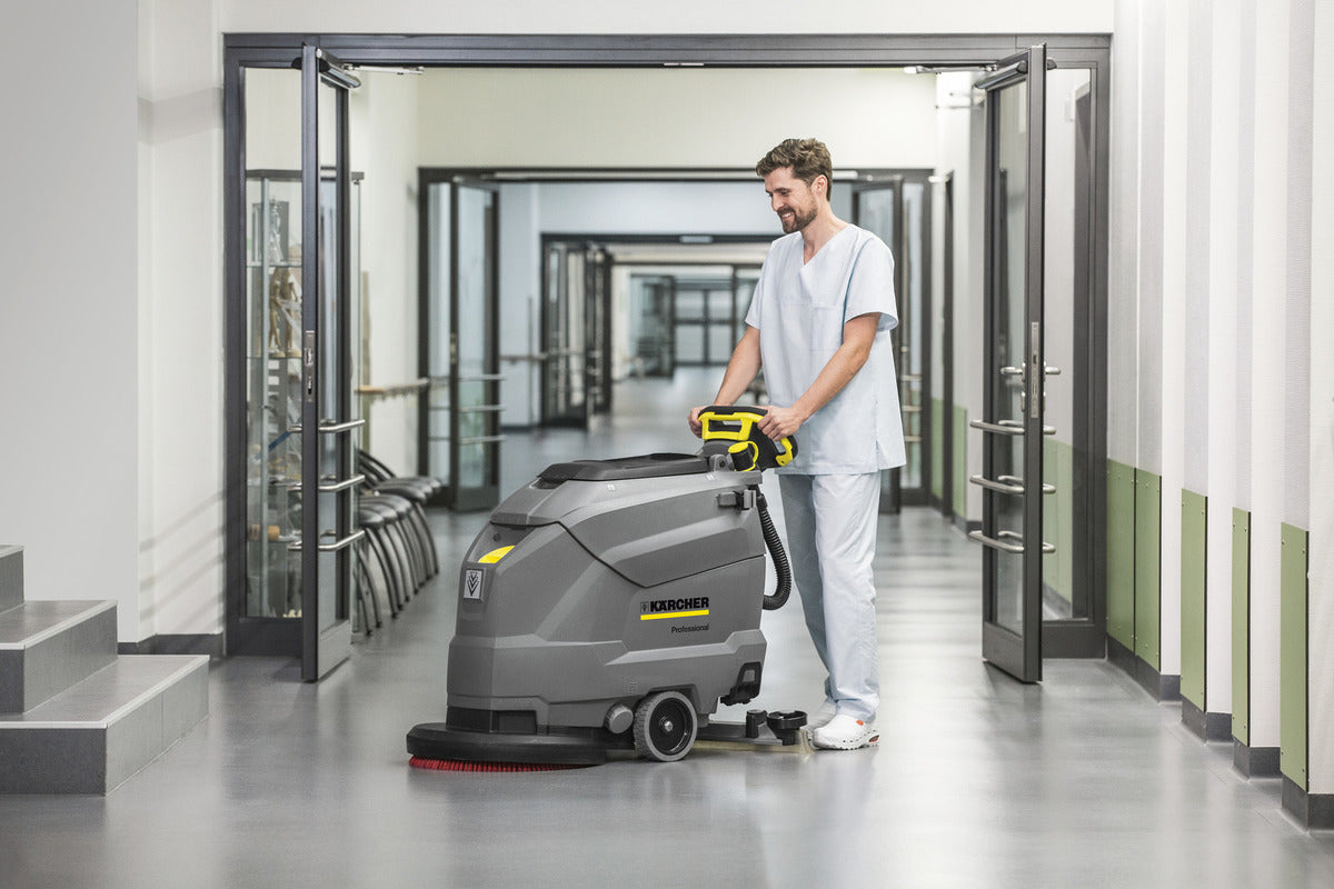 Karcher BD 50/50 | Floor Scrubber | 20" | 13 Gallon | Battery | Walk Behind | Pad Assist | Disk | 3 Year Warranty