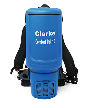 Clarke Comfort Pak, Backpack Vacuum, 6QT or 10QT, 9.3lbs or 10.8lbs, With Tools, Electric, 2 Year Warranty