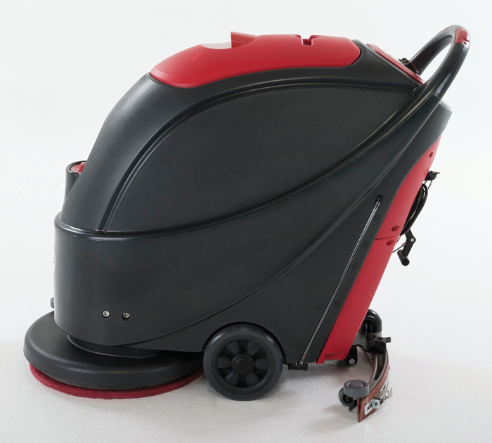 Walk Behind Floor Scrubber, 20", 10.5 Gallon, Battery, Pad Assist, Disk, 3/3/1/1 Warranty
