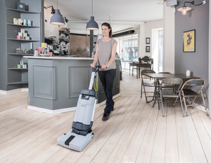 Advance SC100 | Floor Sweeper-Scrubber | 12" | .8 Gallon | Electric | Forward and Reverse | Cylindrical | 3 Year Warranty