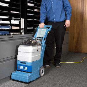 EDIC Fivestar, Carpet Extractor, 3 Gallon, 12", Pull Back, 5 Year Warranty, 401TR