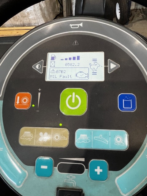 Refurbished Tennant M20, Rider Floor Sweeper-Scrubber, 40", 56 Gallon, Propane, Cylindrical, 3/1/1 Warranty