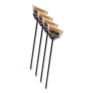 DVO91351CT, O-Cedar MaxiPlus Professional Angle Broom, 51" Handle, Black, 4 Per Case