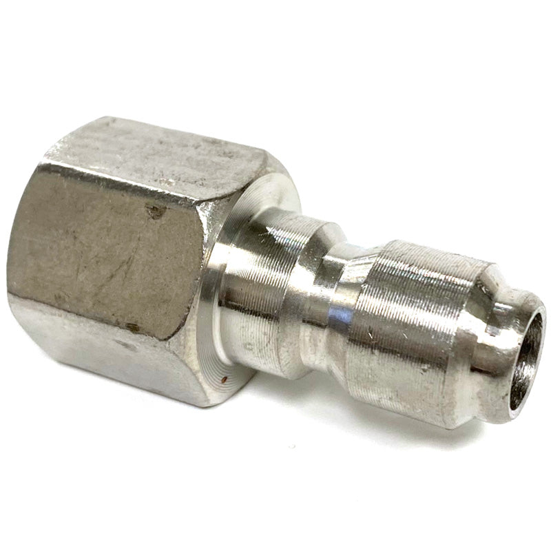 Legacy, Plug, 1/4", Plug, Female, Stainless Steel