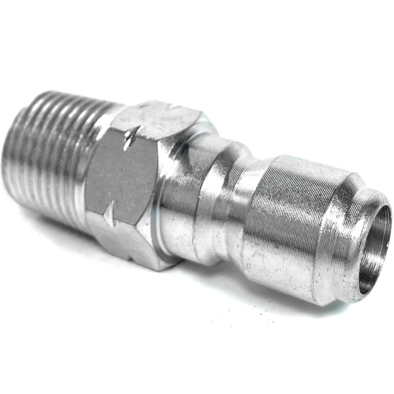 Legacy, Plug, 3/8", Plug, Male, Stainless Steel