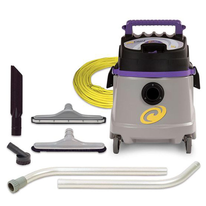 Proteam ProGuard 10, Wet Dry Vacuum, Shop Vac, 10 Gallon, With Tool Kit, 3 Year Warranty, 107129