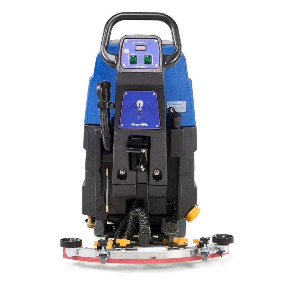 Powr-Flite 20" Walk Behind Floor Scrubber, Brush-Assist, Battery, 2 Year Warranty