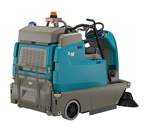 Tennant S16 Battery-Powered Compact Ride-On Sweeper