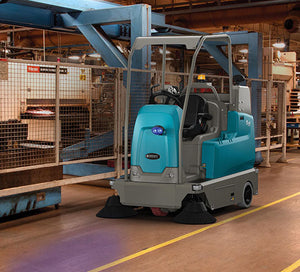Tennant S16, Floor Sweeper, 46", 40 Gallon Hopper, Ride On, Battery, 3 Year Warranty