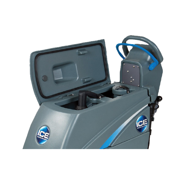 ICE i18B-AGM, Walk Behind Floor Scrubber, 18", 9 Gallon, Pad Assist, Disk, 5/5/3 Warranty