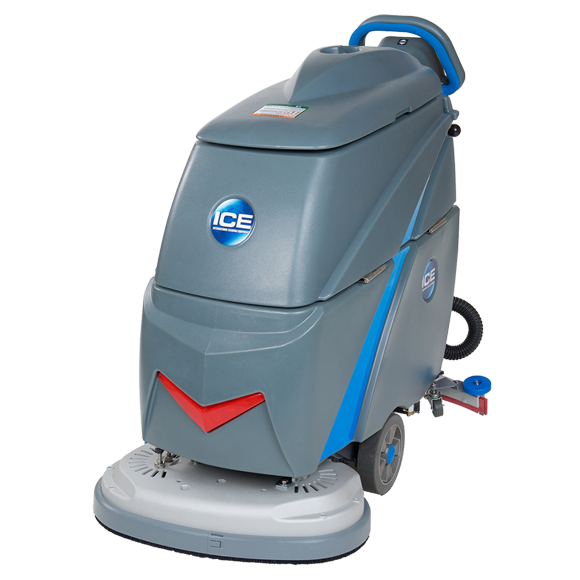 ICE i24BT, Walk Behind Floor Scrubber, 24", 15 Gallon, Battery, Self Propel, Disk, 5 Year Warranty