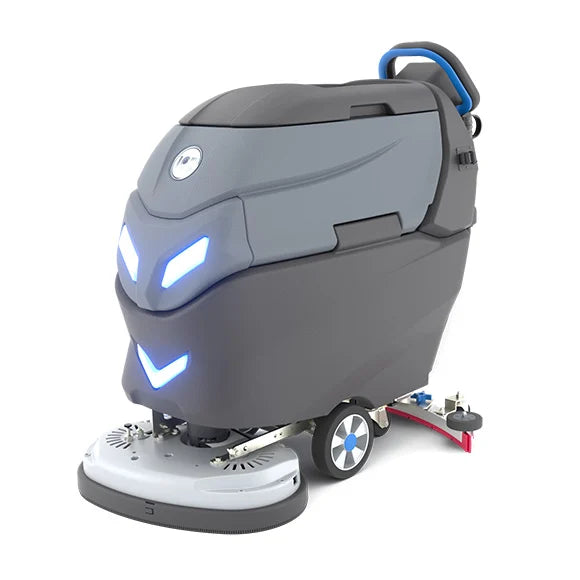 ICE i24YTL, Walk Behind Floor Scrubber, 24", 16 Gallon, Self Propel, Disk, 5/5/3 and Lifetime Lithium Battery Warranty