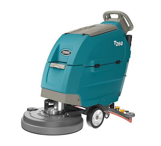 Tennant T260, Walk Behind Floor Scrubber,  20", 10.5 Gallon, Pad-Assist, Battery, 3 Year Warranty, SCN8000100E11