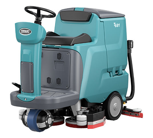Tennant T681, Rider Floor Scrubber, 32", 26 Gallon,  Battery, Disk, 3 Year Warranty
