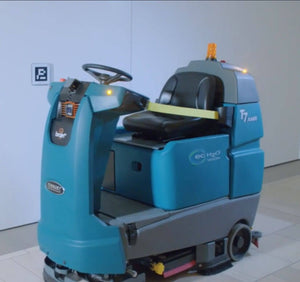 Tennant T7AMR, Robotic Rider Floor Scrubber, 26", 29 Gallon,  Disk, Battery, 5 Year Software, 3 Year Warranty, T7AMR-650-D