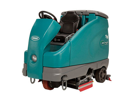 Refurbished Tennant T16, 36" Ride-On Cylindrical Battery Sweeper-Scrubber, 2021
