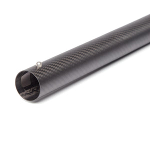 Push-button lock on a T700 3K twill carbon fiber GoHigh pole