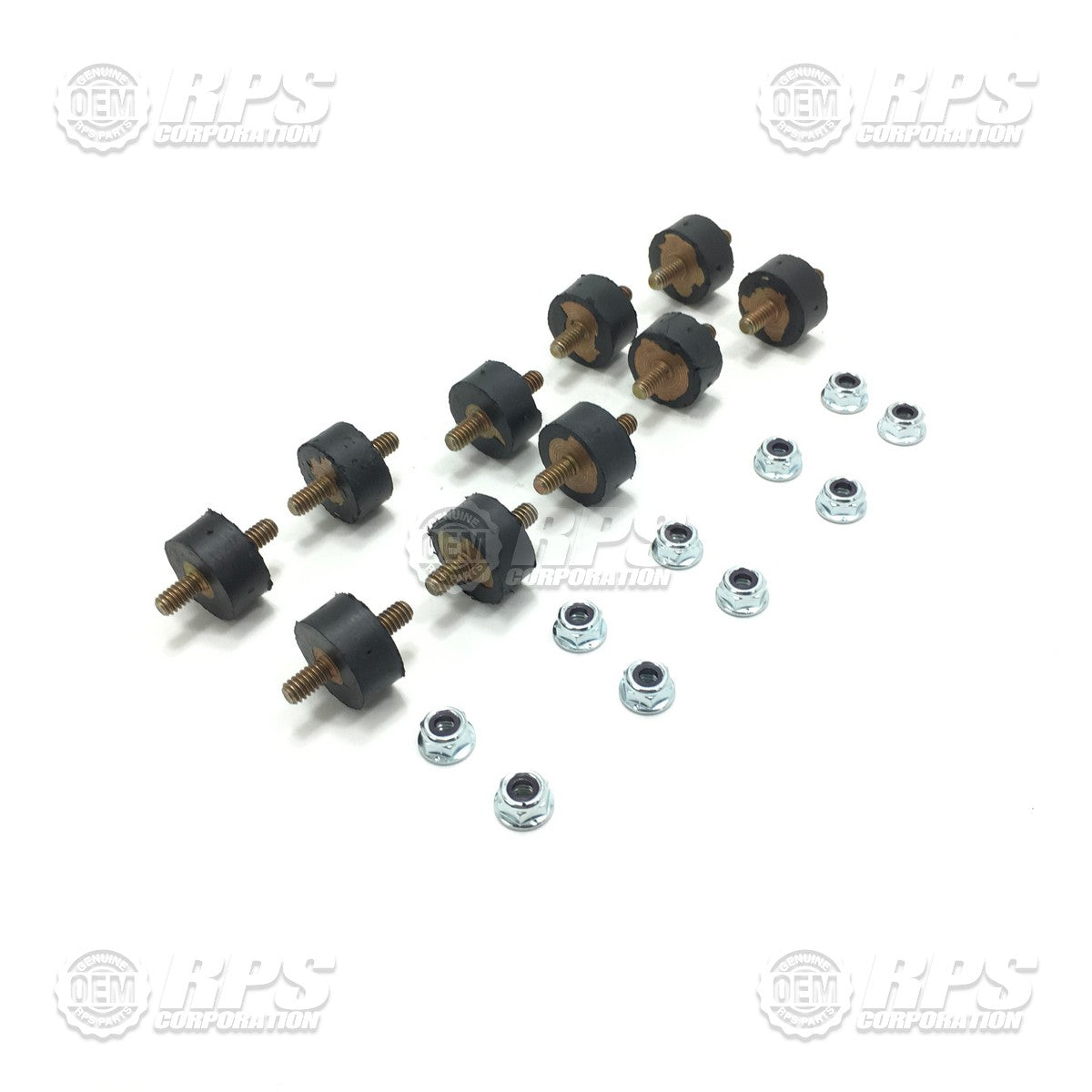 FactoryCat/Tomcat 300-7228, Isolator Bracket Kit, 10 Pk Includes Hardware Fit ISO Stick Machine