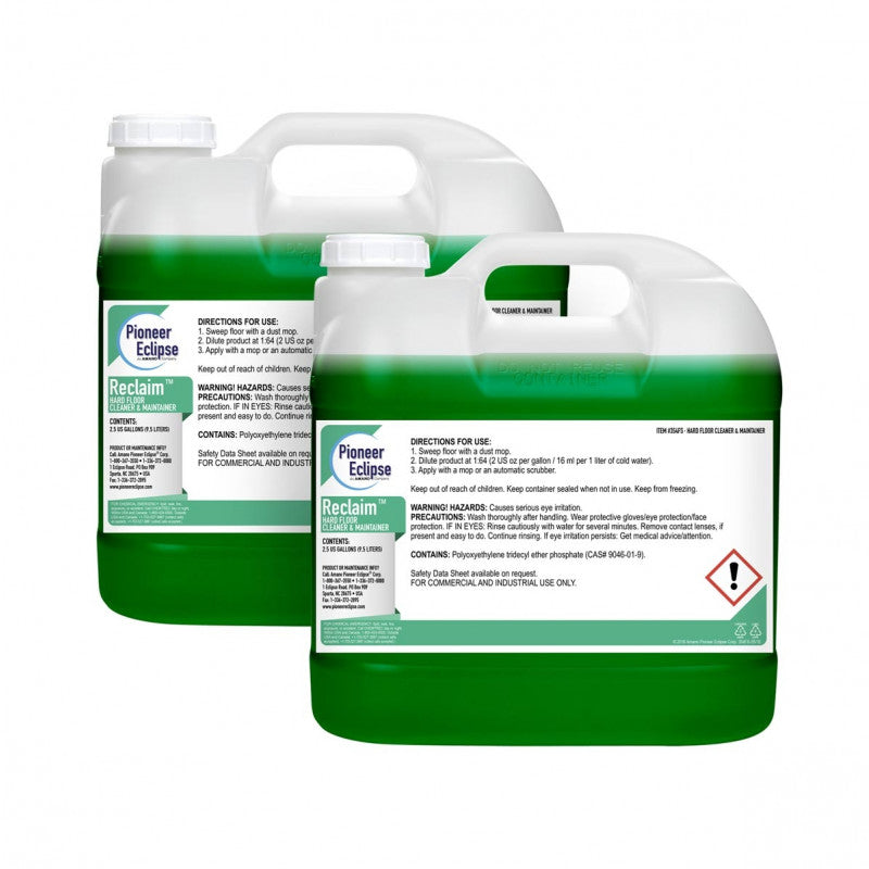 354FS | Pioneer Eclipse ReClaim™ | Hard Floor Cleaner & Maintainer | 2 X 2.5 Gallons