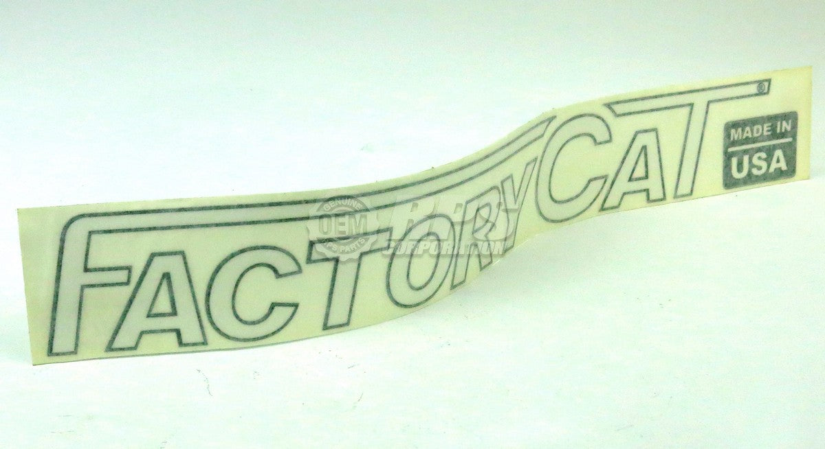 FactoryCat/Tomcat 370-7201, Decal,Factory Cat,16"