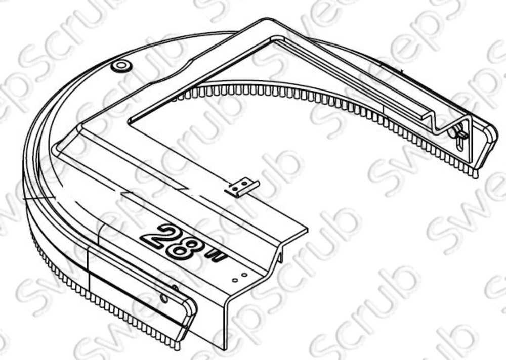 Nilfisk Advance 56112259 Brush Skirt Assembly