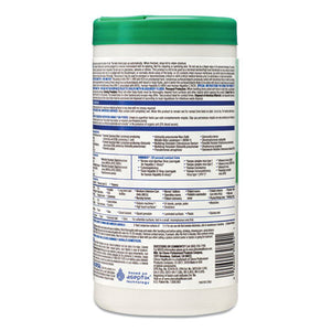 Hydrogen Peroxide Cleaner Disinfectant Wipes, 9 X 6.75, Unscented, White, 95/canister, 6 Canisters/carton
