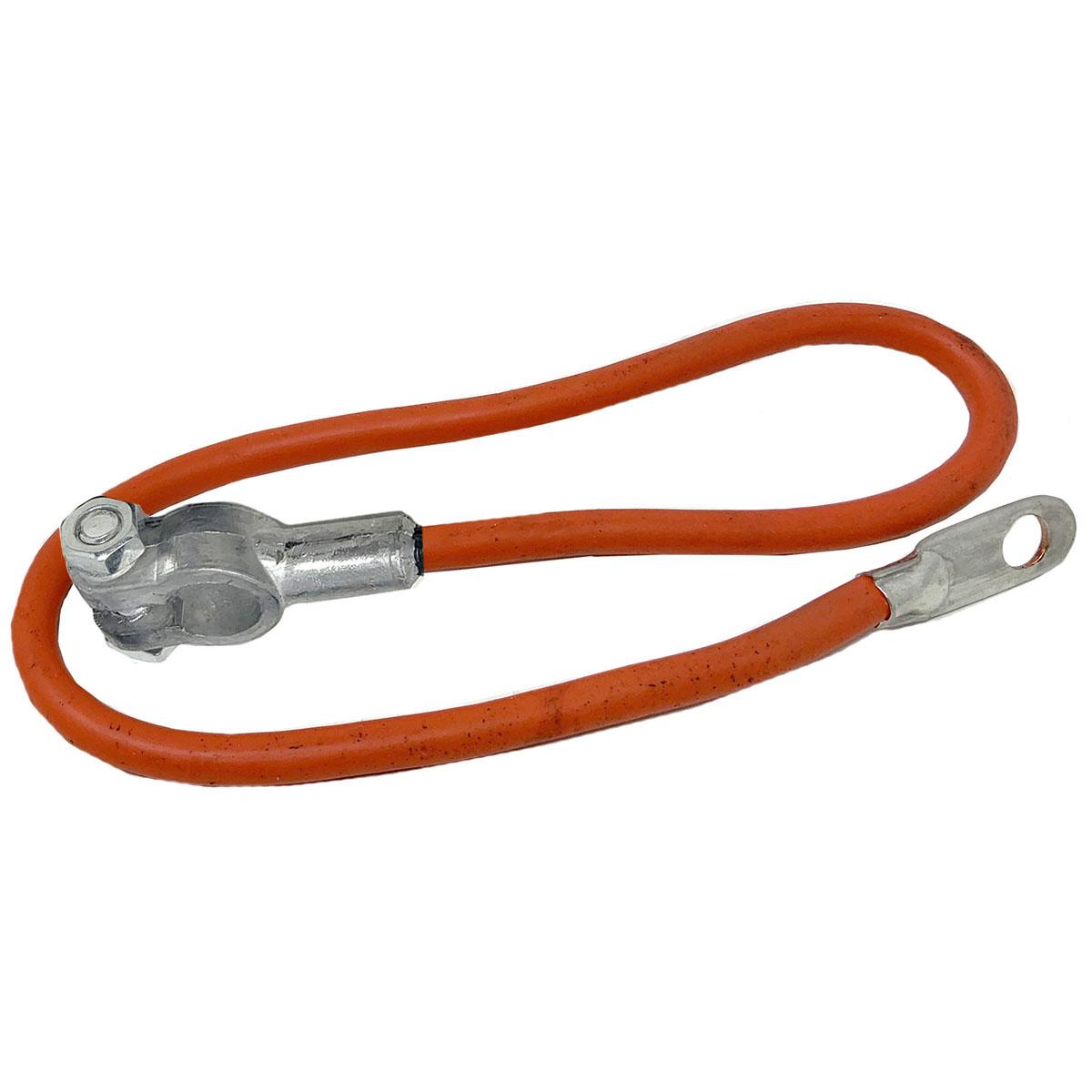 Red 36" Long, 4 Gauge Battery Cable With Eyelets And Terminals