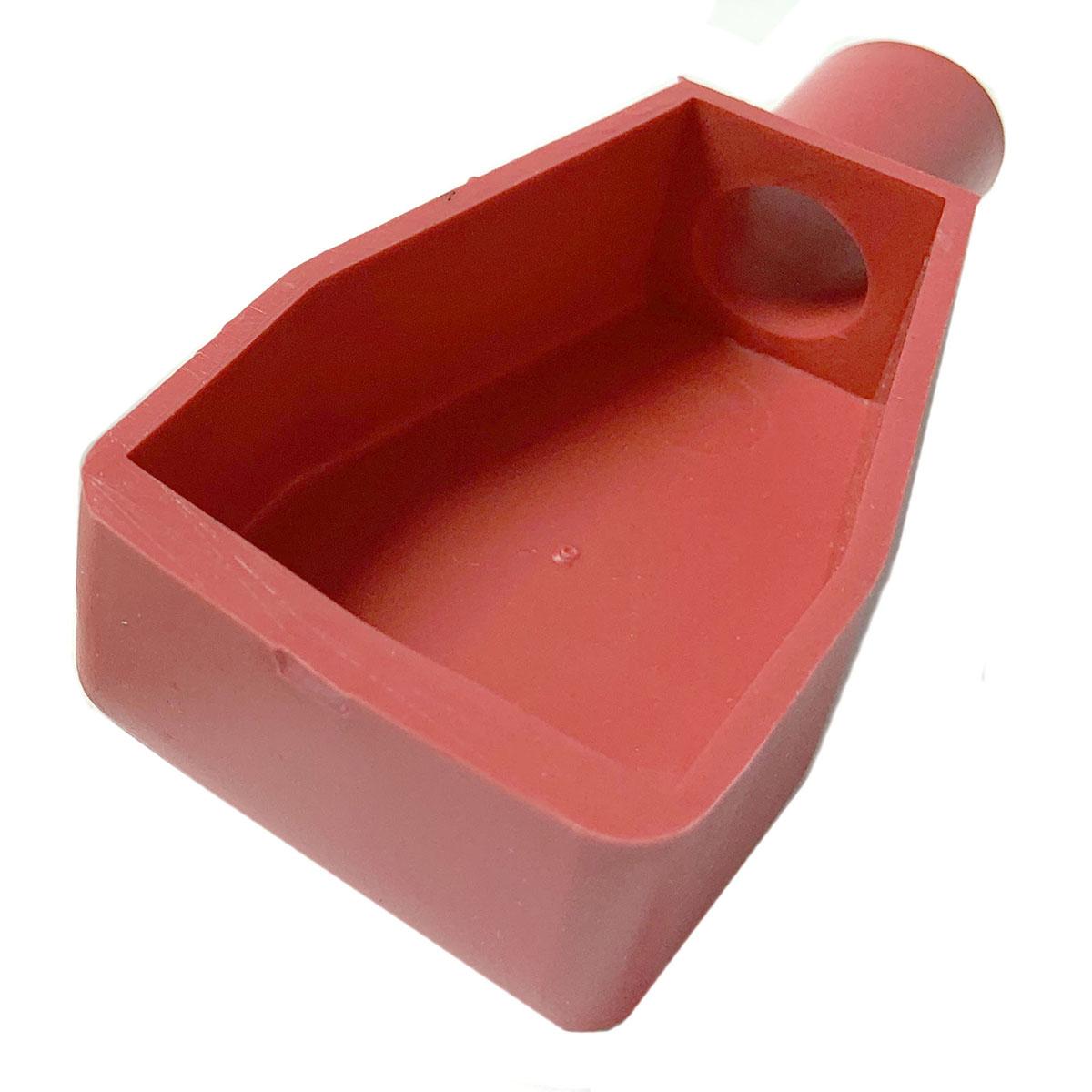 1/0-2/0 Gauge Straight Red Battery Boot