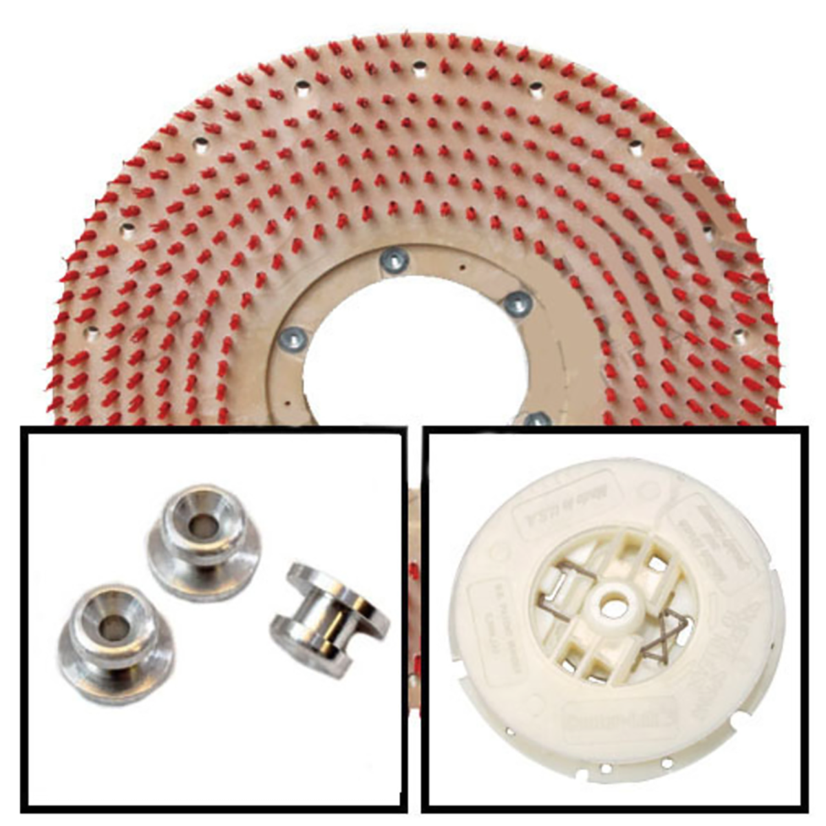 Complete Assembly, 12" Pad-Lok Pad Driver, 1/2" Trim W/Center-Lok 3(Contains Gbr0L800, Gbr12Dpal, Gbrphcl3S)