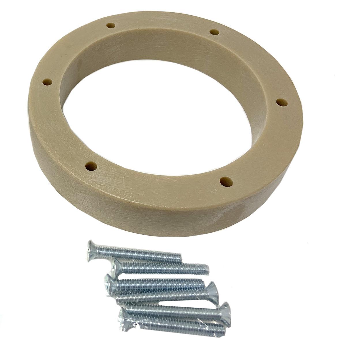 Riser 1.25In H 5In Ch Plastic With Hardware