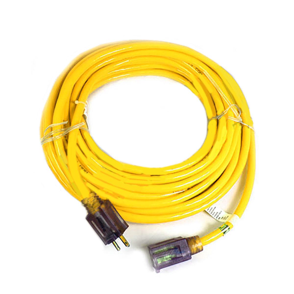 100 Ft., 14/3 Sjtw, 300 Volt Extension Cord, Yellow