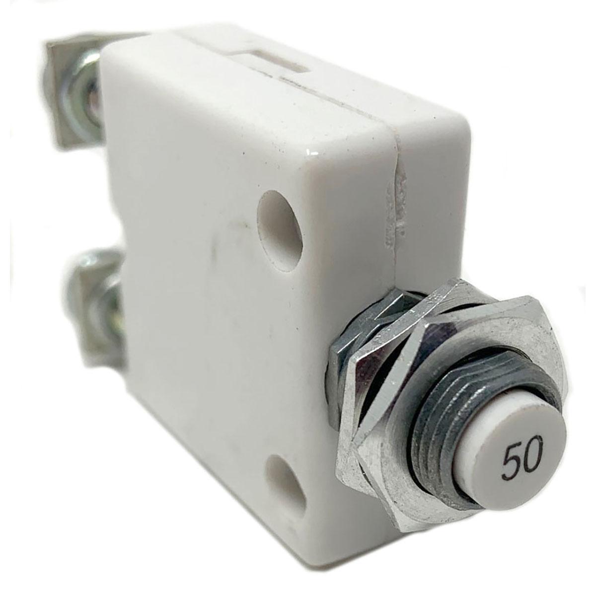 Circuit Breaker -Ñ50A, 250Vac/50Vdc Type 2 (90-Degree Screw Term)